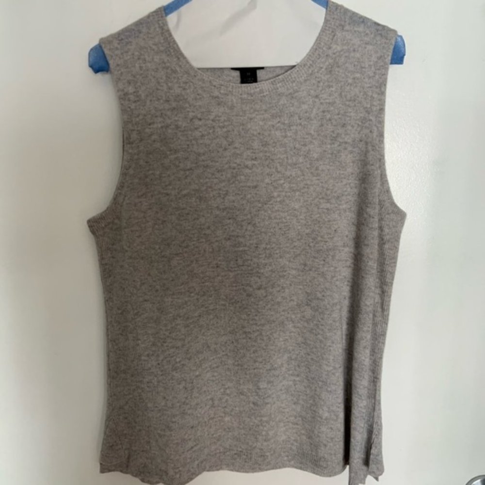 J. Crew Italian Cashmere Tank Top Sweater